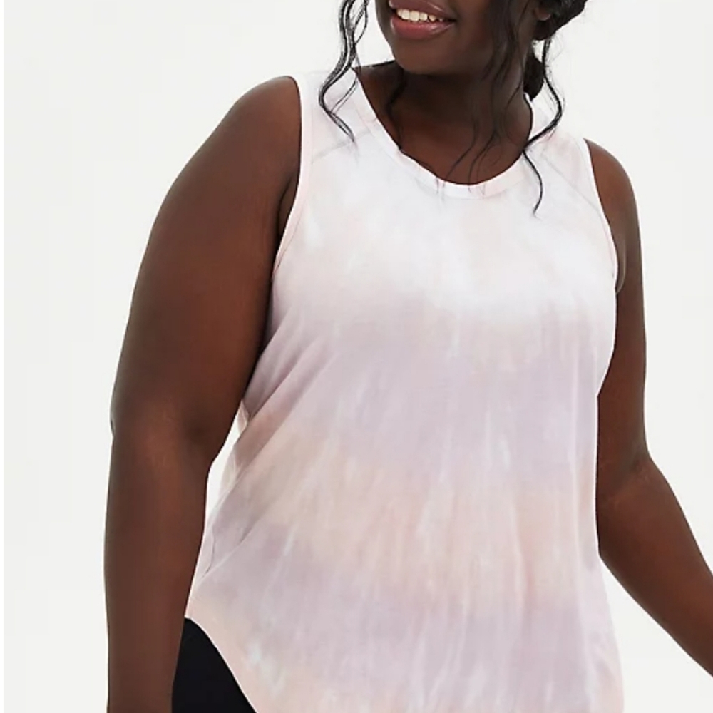PURPLE TIE-DYE ACTIVE TANK